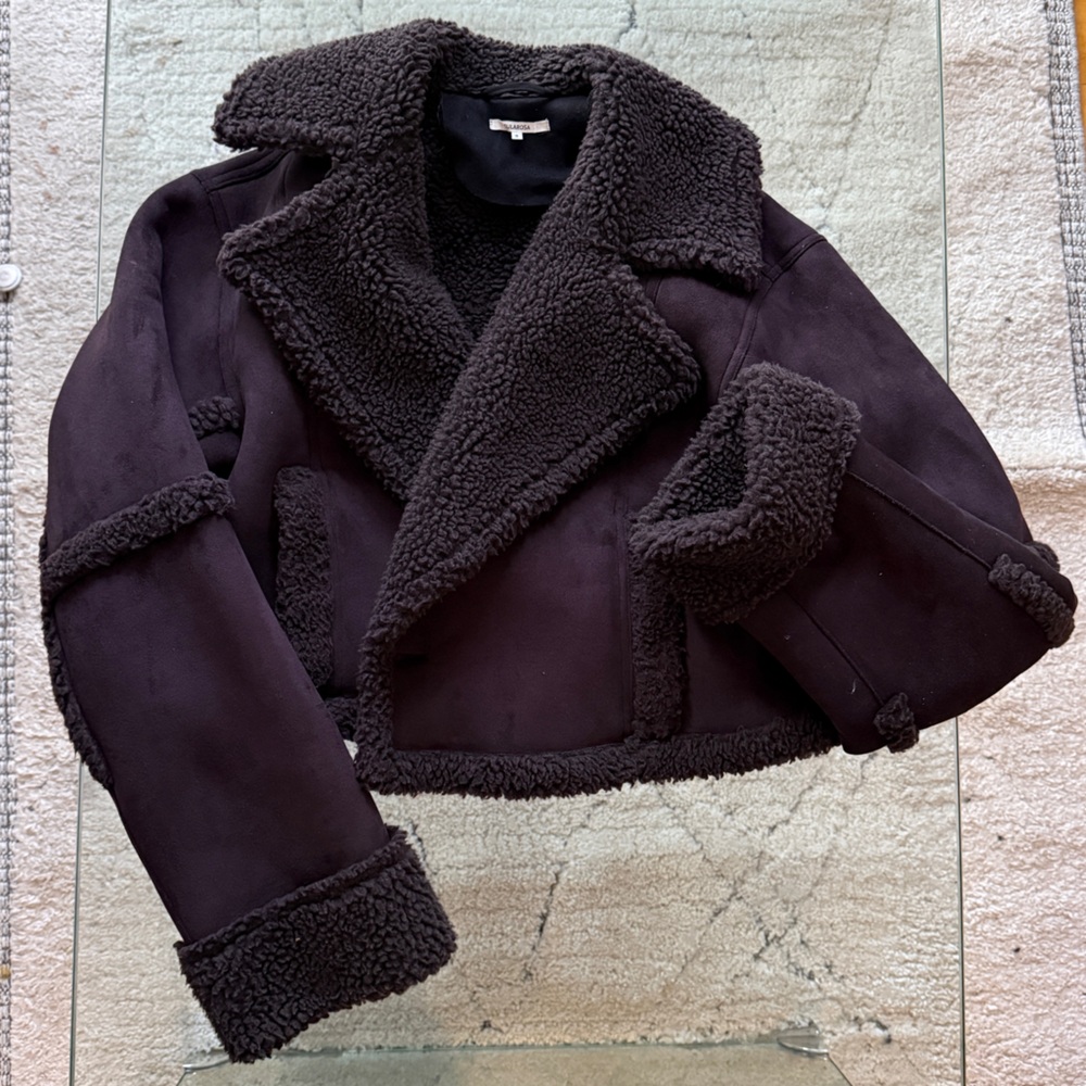 Tularosa Cindi Brown Shearling Jacket